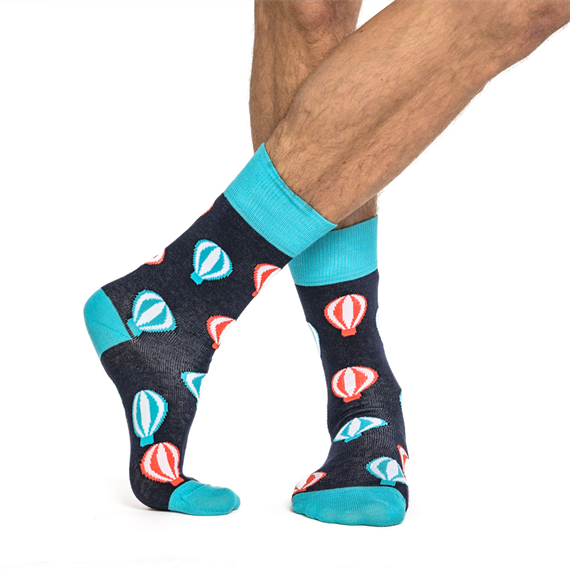 J.PRESS FUNNY Socks - férfi mintás pamut zokni