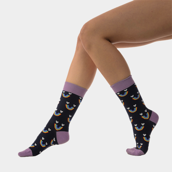 J.PRESS FUNNY Socks - női mintás pamut zokni