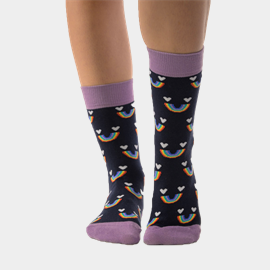 J.PRESS FUNNY Socks - női mintás pamut zokni