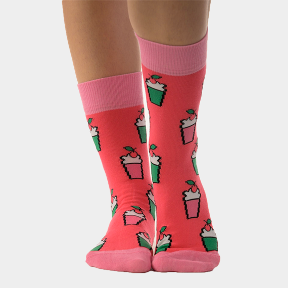 J.PRESS FUNNY Socks - női mintás pamut zokni